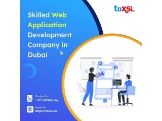 Well Known Web Application Development Company Dubai | ToXSL Technologies