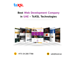 Custom Web Developers in Dubai | ToXSL Technologies