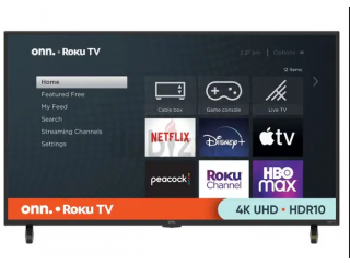Onn. 43inch 4K UHD LED Roku Smart TV HDR