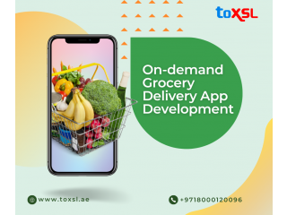 On-demand Grocery Delivery App Development Company - ToXSL