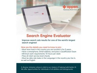 Search Engine Evaluator  United Arab Emirates