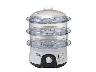 Black decker steamer with 3 tier and timer