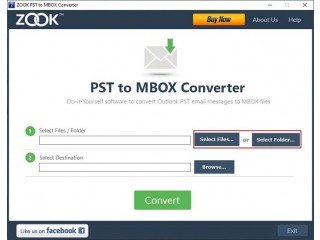 ZOOK PST to MBOX Converter Software