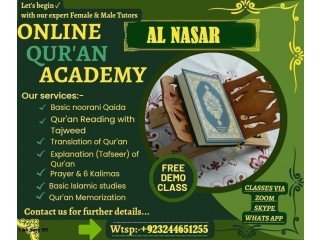 Al Nasar Online Quran Academy UAE +923244651255