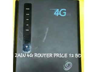 Zain 4g router for sell unlock