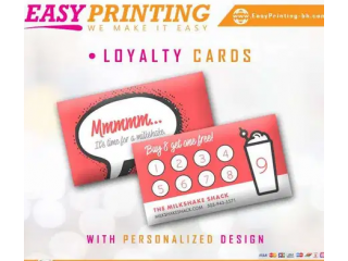 Loyalty Cards - with Free Delivery Service!